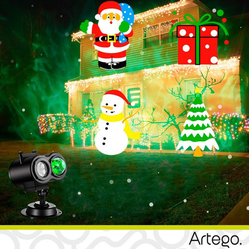 D Proyector Dual De Luces Led For Navidad Y Halloween,