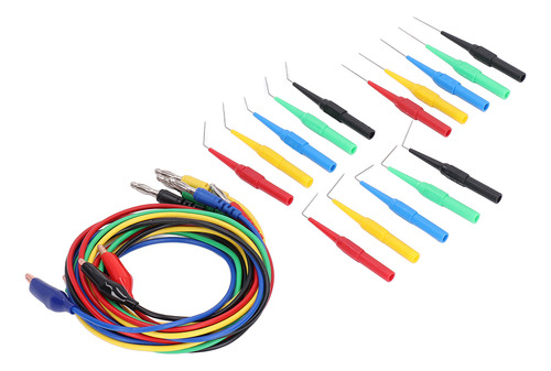 Kit De Cables De Prueba Tipo Banana, Chapados En Níquel, Cli