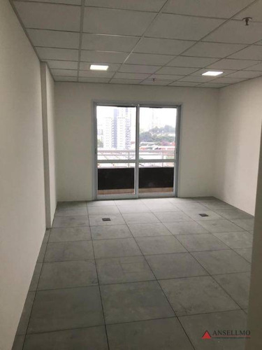 Imagem 3 de 6 de Sala Para Alugar, 33 M² Por R$ 1.800,00/mês - Jardim Do Mar - São Bernardo Do Campo/sp - Sa0564