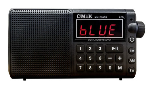 Radio Portátil Digital Am Fm Bluetooth Sd Usb 3.5 Diginet