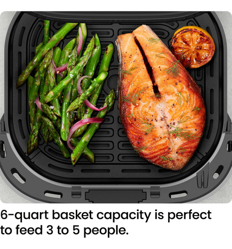 Chefman Air Fryer-airfryer Compacto De 6 Qt Para Comidas Ráp