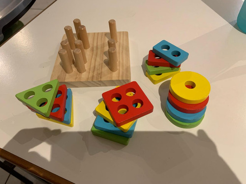 Juguetes Educativos De Madera Tipo Montessori Marca Melissa 