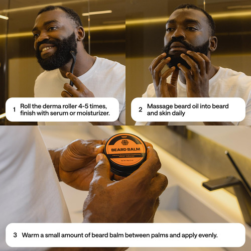Kit De Cuidado De Barba Wonder Family Beard Growth Con Aceit