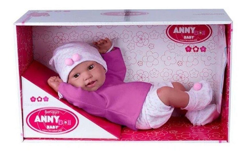 Boneca Bebê Reborn Anny Doll Menina Shorts E Blusa Cotiplas