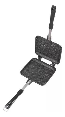 Sartén For Pan Sandwich De Doble Cara Antiadherente