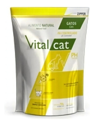 Alimento Vitalcat V PH Control para gato adulto en bolsa de 7.5 kg