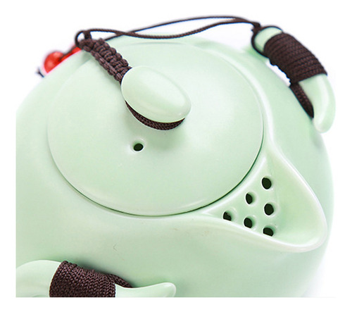 Juego De Té Verde Portátil De Viaje, Porcelana, Artículos De