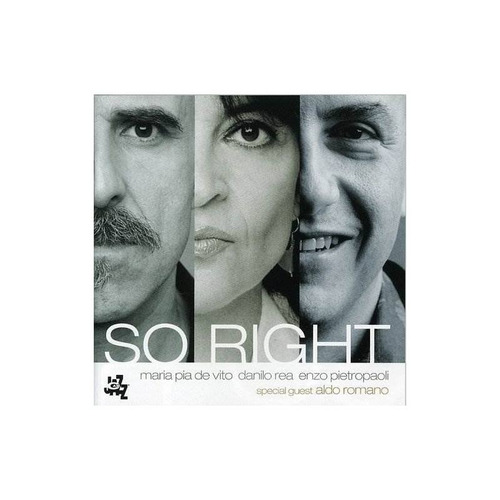 De Vito Maria Pia So Right Usa Import Cd Nuevo