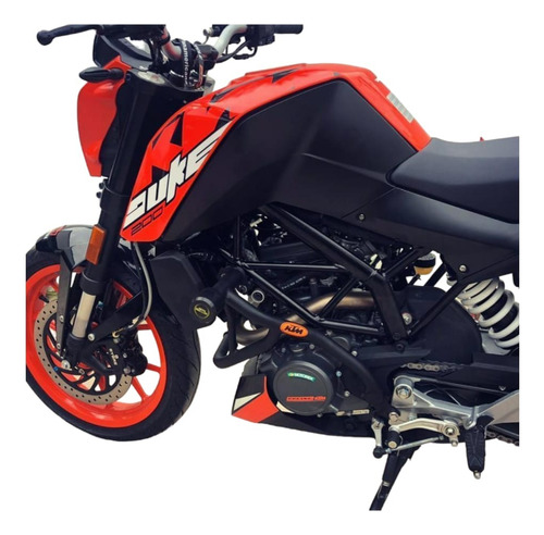 Defensa Lateral Con Sliders Jpl Ktm Duke 200