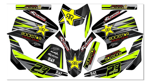 Stickers Para Crossmax200  Rock Lima