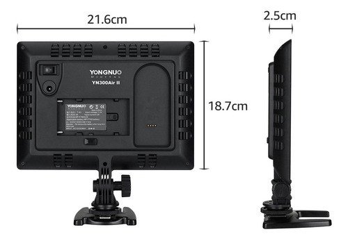 Yongnuo Yn300 Air Ii Led Panel De Luz De Vídeo Rgb 3200k-56