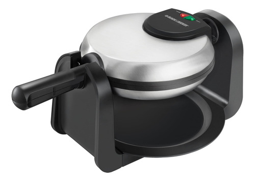 Black Decker Belga Flip Waffle Maker, Negro/plata, Wm1