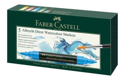 Faber Castell Marcadores Acuarelables Albrecht Durer X 5