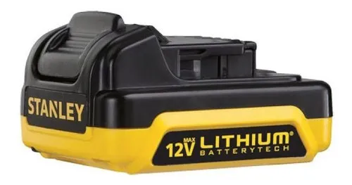 Taladro Inalambrico Stanley Scd12s2k 12v Oficial Color Amarillo Frecuencia 11 Mhz