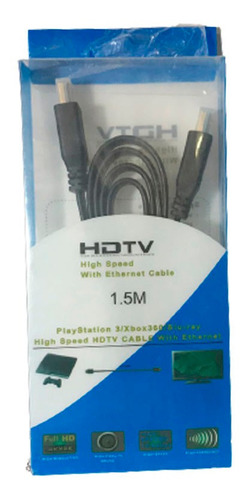 Cabo High Speed Hdmi Ethernet 1,5m