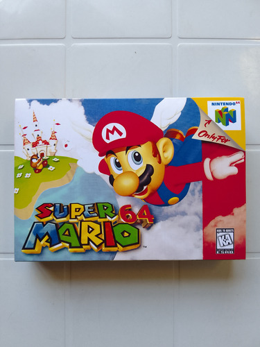 Caixa Repro + Berço Super Mario 64 - Nintendo 64 (Usado)