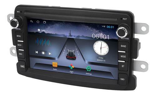 Rádio De Carro Com Tela De Toque Estéreo De 7 Polegadas Para