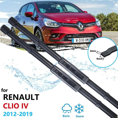 Plumillas Limpia Parabrisas Renault Clio 4 2012-2019