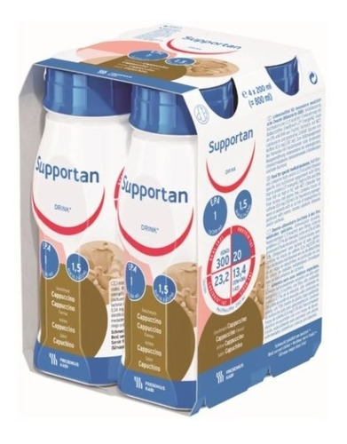 Supportan Drink - 200 Ml Pack 4 Unid.