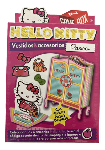 Juego De Mesa: Hello Kitty, Vestidos Y Accesorios Paseo