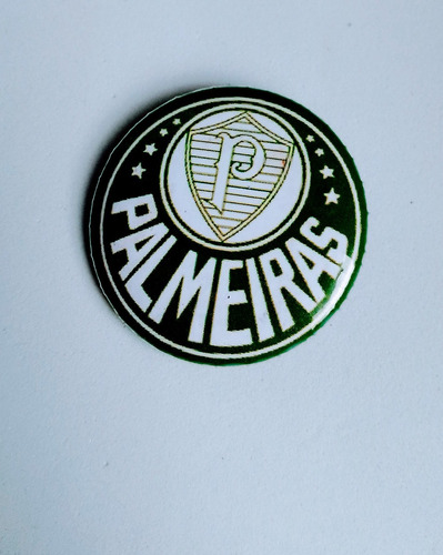 Imagem 2 de 3 de Botton Palmeiras | 38 Mm | Broches | Pins | Verdão