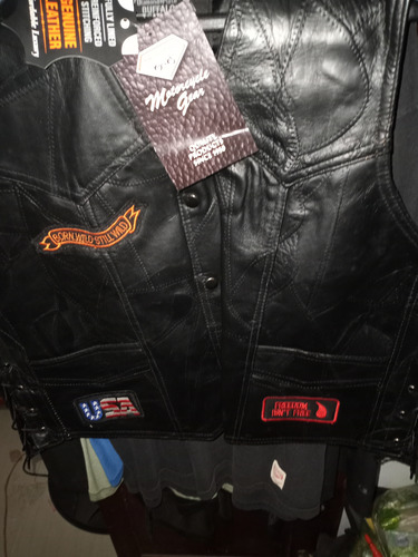Chaqueta Biker 100% Piel De Bufalo