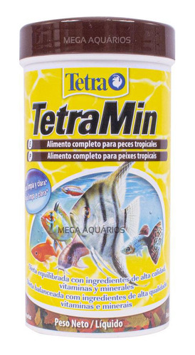 Ração Tetra Min Em Flocos Alimento Para O Dia A Adia 20g