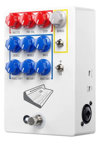 Pedal Jhs Colour Box V2 Preamp Fuzz Eq Distortion Di Box