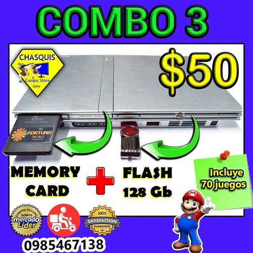 Chip Virtual De Ps2 + Flash Usb + Juegos ........ De Oferta