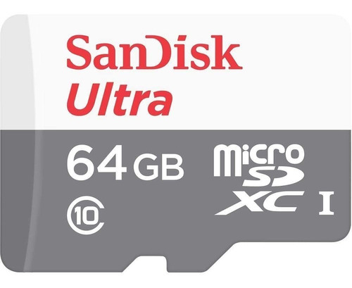 Tarjeta Memoria Microsd Xc 64gb Sandisk Clase 10 C/adaptador