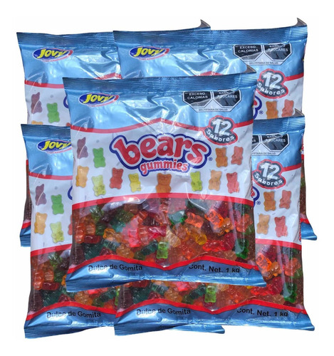 Gomitas Ositos Bears Gummies 12 Sabores 26 Kg Jovy