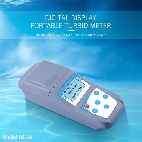  CGOLDENWALL Medidor de turbidez portátil Turbidímetro digital  Probador de turbidez del agua Calidad del agua Detección de turbidez  Analizador Precisión 0.01 (Rango de medición: 0-400 NTU) : Industrial y  Científico