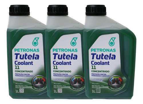 Kit Aditivo Radiador Petronas Coolant 11 Verde Concentrado