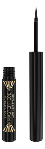 Delineador Liquido Max Factor Materpiece Matte N°01 Black