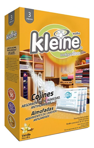 Absorbentes De Humedad 3 Cojines Vainilla 50 Gramos Cada Uno