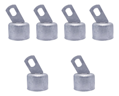 Link Link Fence Rail End Cap Galvanized Multifunción Plata