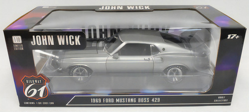 Ford Mustan Boss 429 1969 John Wick Esc 1:18 Highway 61