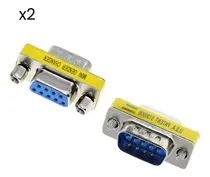 Comprar Conector Db9 9 Pines Macho Hembra Adaptador Rs232 Serial