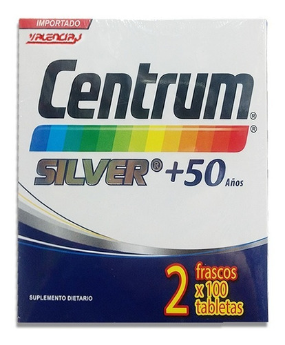 Centrum Silver X 200 Tabletas - Unidad a $820