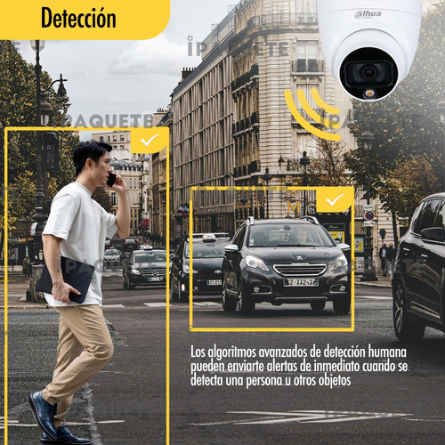 Imagen 6 de 10 de Camara Seguridad Dahua Domo Exterior Full Color 1080p Cctv