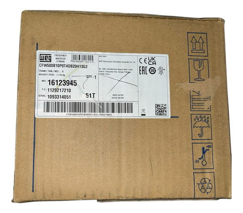 Variador De Frecuencia Cfw500b10p0t4db20h13g2