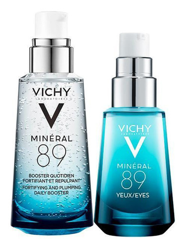 Kit facial Vichy Minéral 89, sérum y sérum para ojos de 50 ml Kit facial Vichy Minéral 89, sérum y sérum para ojos de 50 ml, 1 pieza