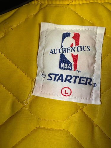 Campera Retro Nba Usado Excelente Estado Importada Azul L (Usado)