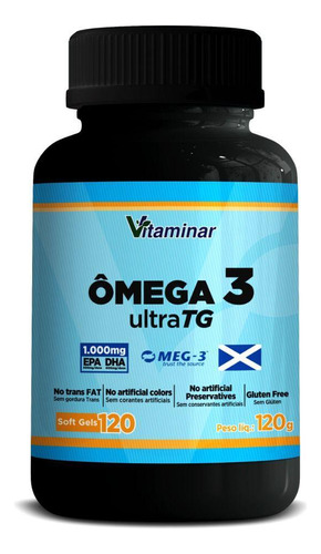 Omega 3 Ultratg 120 Cápsulas 1000mg