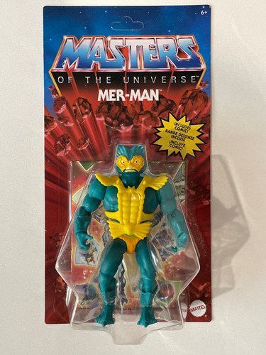Mer-man Motu Origins Wave 3 Card Unpunch Multilenguaje 2020 (Usado)