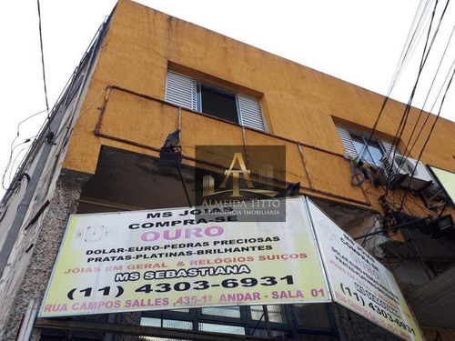 Sala Em Cima De Comércio Para Alugar, 25 M² Por R$ 1.050/mês - Centro - Barueri/sp - Sa0588
