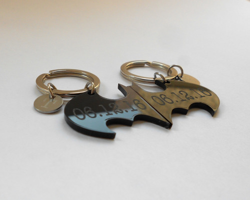 Llaveros Personalizados Para Parejas Batman Regalos Novios