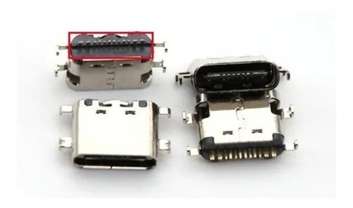 2 Conectores Carga Tipo-c Compativel Tablet Multilaser M7_3g