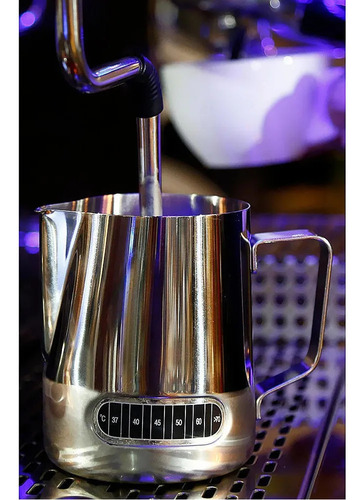 Jarra De Café 600 Ml De Acero Inoxidable Espumar Leche Con