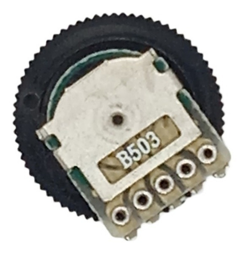 Potenciómetro 50 K Ohm Stereo B503 Con Dial Integrado